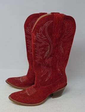 Idyllwind Women's Charmed Life Suede Western Boots - Round Toe Size 8
